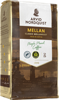 Mellanrost kaffe Arvid nordquist doft av nougat, förpackning synlig