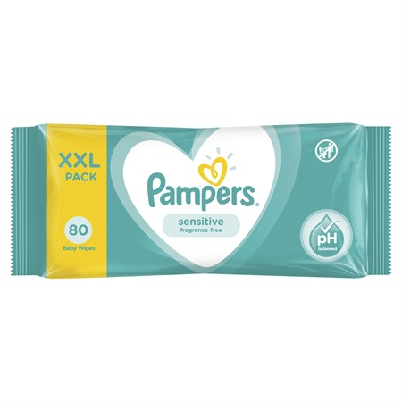 Pampers Sensitive Baby Wipes 12x80-p