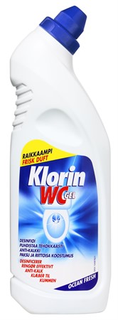 Klorin WC-Gel Ocean Fresh 12x750ml