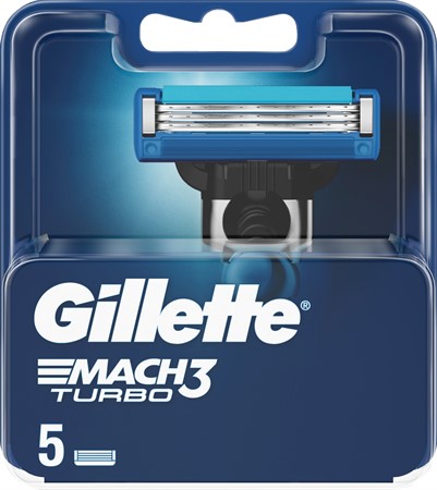 Gillette Blades Male Mach3 Turbo 10x5-p