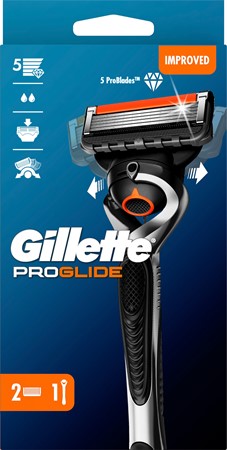 Gillette Proglide Flexball Manual Razor 2up 6x1-p