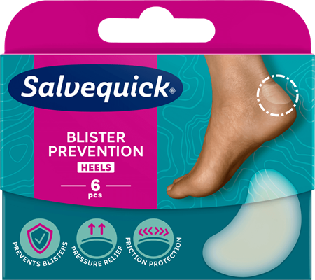 Salvequick Prevention Heels (skavsårsplåster) 12x6-p
