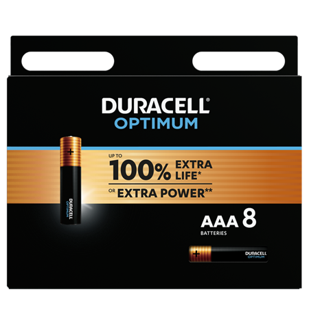 Duracell Optimum AAA 8x8-p