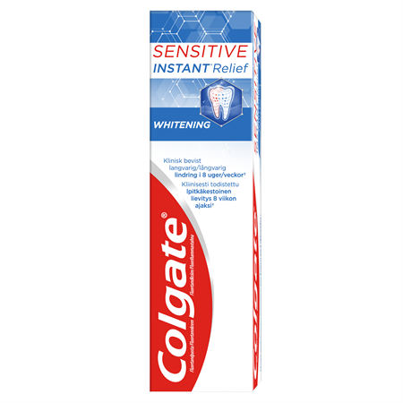 Colgate Tandkräm Sensitive Instant Relief Whitening 12x75ml