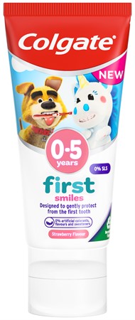 Colgate Tandkräm First Smiles 0-5 år12x50ml