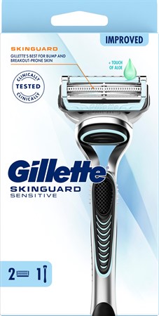 Gillette  Skinguard Sensitive Razor 2up  8x1-p