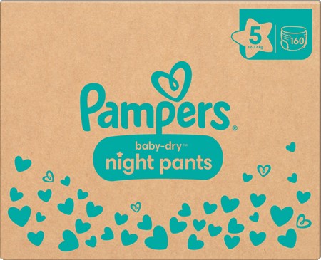 Pampers Baby Dry Night Pants S5 12-17kg 1x160-p MSB