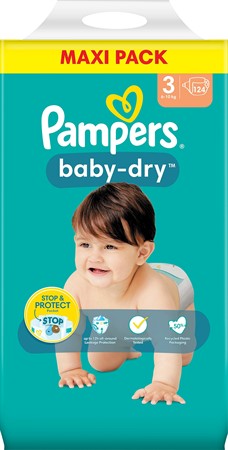 Pampers Baby Dry S3 6-10Kg 1x124-p GBg