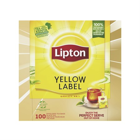 Lipton Storpack Yellow Label Tea kuvert 12x100-p