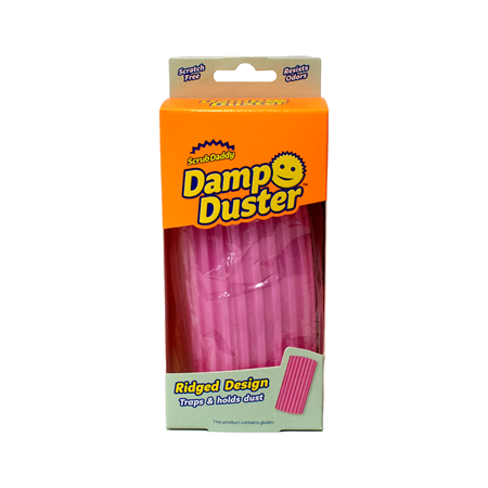 Scrub Daddy Damp Duster Pink 12x1-p
